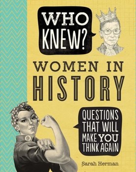 Paperback Who Knew? Women in History Book