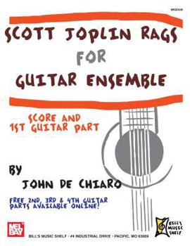 Paperback Scott Joplin Rags for Guitar Ensemble Book