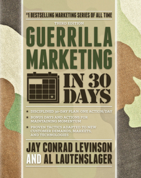 Paperback Guerrilla Marketing in 30 Days Book