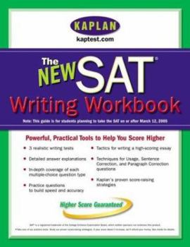Paperback Kaplan New SAT Writing Workbook Book