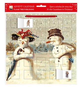 Misc. MR & Mrs Snowman Advent Calendar (with Stickers) Book