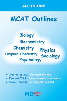 Paperback MCAT Outlines Book