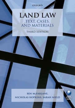 Paperback Land Law: Text, Cases, and Materials Book