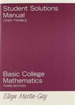 Paperback Student Solutions Manual for Basic College Mathematics Book