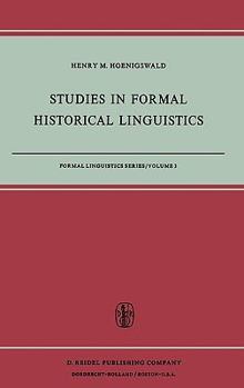 Hardcover Studies in Formal Historical Linguistics Book