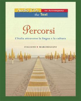 Audio CD Audio for Percorsi: L'Italia Attraverso La Lingua E La Cultura Book