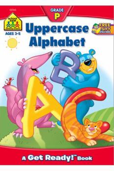 Paperback School Zone Uppercase Alphabet Workbook: 32 Pages, Preschool, Kindergarten, ABC's, Letters, Tracing, Printing, Writing, Manuscript, Ages 3 to 5 (Get Ready! Book Series) Book