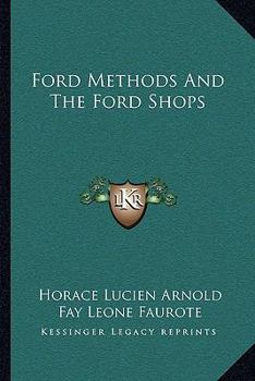 Paperback Ford Methods And The Ford Shops Book