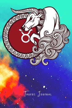 Taurus Journal : Zodiac Star Sign Journal: 6x9 Dot Grid 100 Pages Glossy Cover