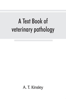 Paperback A text book of veterinary pathology, for students and practitioners Book