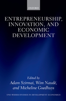 Hardcover Entrepreneurship, Innovation, and Economic Development Book