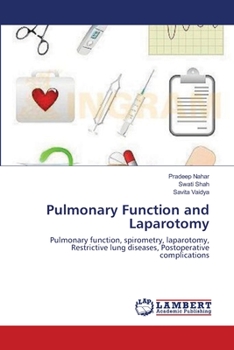 Paperback Pulmonary Function and Laparotomy Book