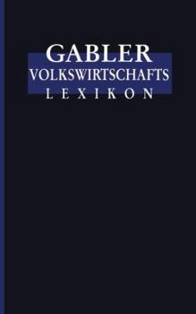 Paperback Gabler Volkswirtschafts Lexikon [German] Book