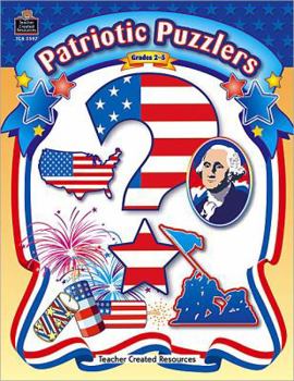 Paperback Patriotic Puzzlers Book