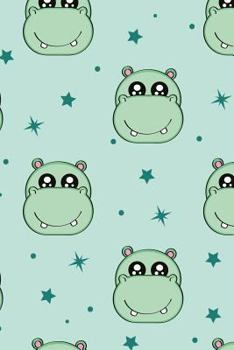 Paperback Hippo Notebook: Blank Lined Journal, Softcover (6x9 Inches) with 120 Pages Book