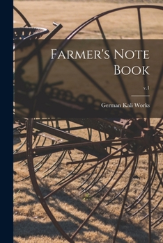 Paperback Farmer's Note Book; v.1 Book