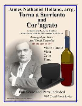 Paperback Torna a Surriento and Cor'ngrato: Arranged for Tenor and Small Ensemble [Italian] Book