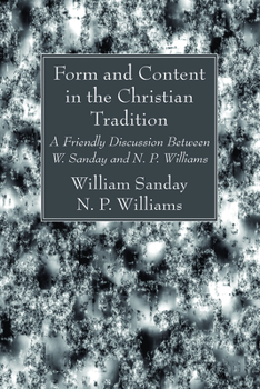 Hardcover Form and Content in the Christian Tradition Book