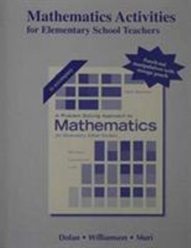 Paperback Activities Manual for a Problem Solving Approach to Mathematics for Elementary School Teachers Book