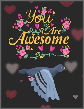 Paperback You are Awesome: Pigeon & Calendar, Daily Weekly Planner with Monthly quick-view/over view with 2020 Planner Book