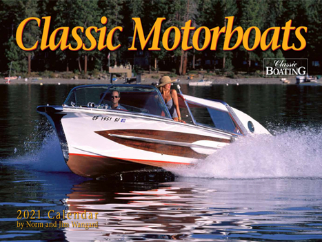 Calendar Cal 2021- Classic Motorboats Wall Book