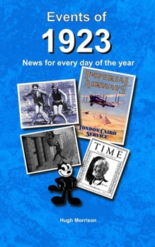 Paperback Events of 1923: news for every day of the year Book