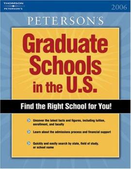 Paperback Peterson's Graduate Schools in the U.S. Book