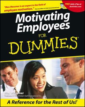 Paperback Motivating Employees for Dummies? Book