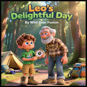 Paperback Leo's Delightful Day: A Gentle Camping Adventure About Learning Directions Book