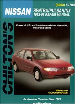 Paperback Nissan Sentra, Pulsar, and Nx, 1982-96 Book
