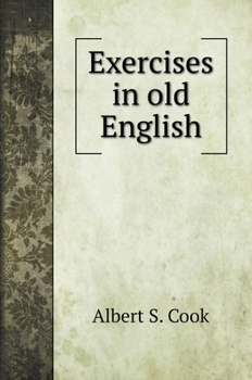 Hardcover Exercises in old English Book