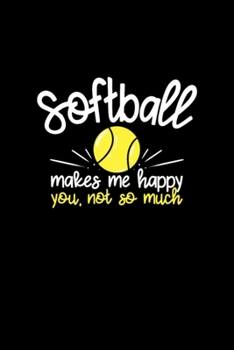 Softball Notebook: Blank Lined Notebook Journal for Work, School, Office | 6x9 110 page