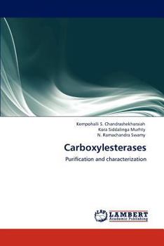 Paperback Carboxylesterases Book