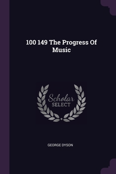 Paperback 100 149 The Progress Of Music Book