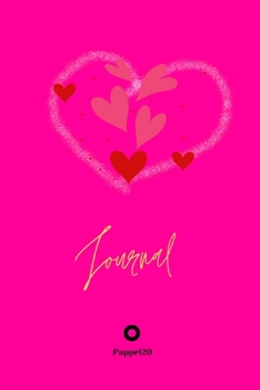 Journal for Girls Pink Cover 122 color pages 6x9 Inches