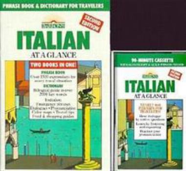 Paperback Italian at a Glance Book
