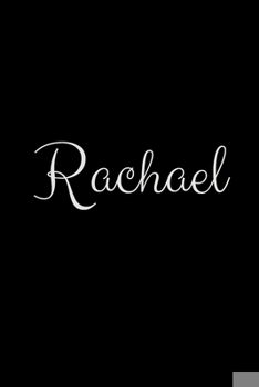 Paperback Rachael: notebook with the name on the cover, elegant, discreet, official notebook for notes Book