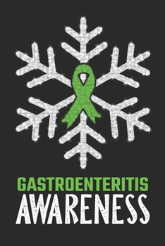 Paperback Gastroenteritis Awareness: Christmas Snowfall College Ruled Gastroenteritis Awareness Journal, Diary, Notebook 6 x 9 inches with 100 Pages Book