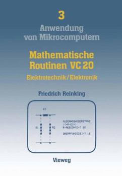 Paperback Mathematische Routinen VC 20: Elektrotechnik/Elektronik [German] Book