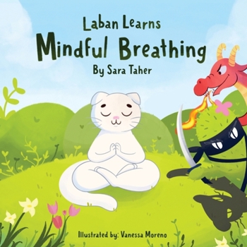 Paperback Laban Learns Mindful Breathing Book