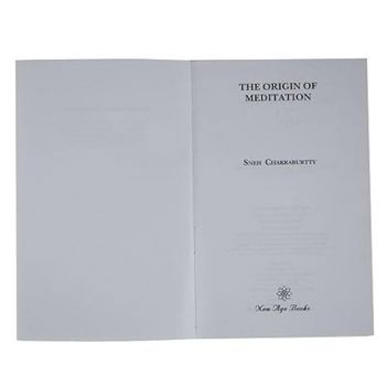 Paperback The Origin of Meditation Book