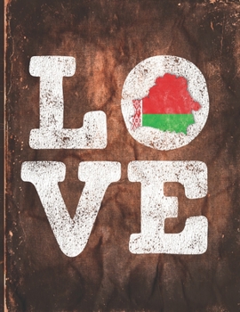 Paperback Love: Belarusian Flag Cute Personalized Gift for Belarusian Friend 2020 Calendar Daily Weekly Monthly Planner Organizer Book