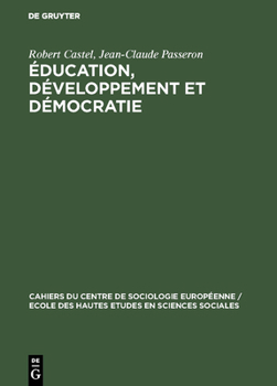 Hardcover Éducation, développement et démocratie [French] Book