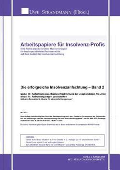 Paperback Die erfolgreiche Insolvenzanfechtung - Band 2 [German] Book