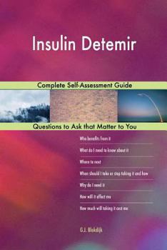Paperback Insulin Detemir; Complete Self-Assessment Guide Book
