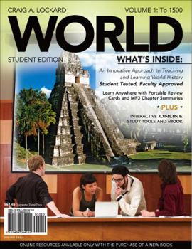 Paperback World, Volume 1 (with Review Cards and History Coursemate with Ebook, Wadsworth World History Resource Center 2-Semester Printed Access Card) [With Ac Book