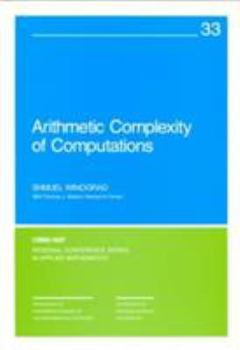 Paperback Arithmetic Complexity of Computations Book