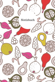 Notizbuch: Punktraster A5 Fr�chte Pink Heft f�r Notizen Lettering Skizzen Dot Grid Journal Gepunktetes Tagebuch 120 Seiten mit Punktpapier