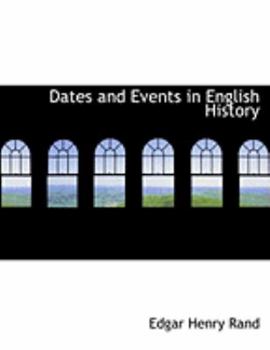 Dates and Events in English History