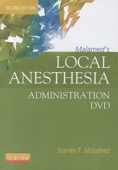 Hardcover Malamed's Local Anesthesia Administration DVD Book